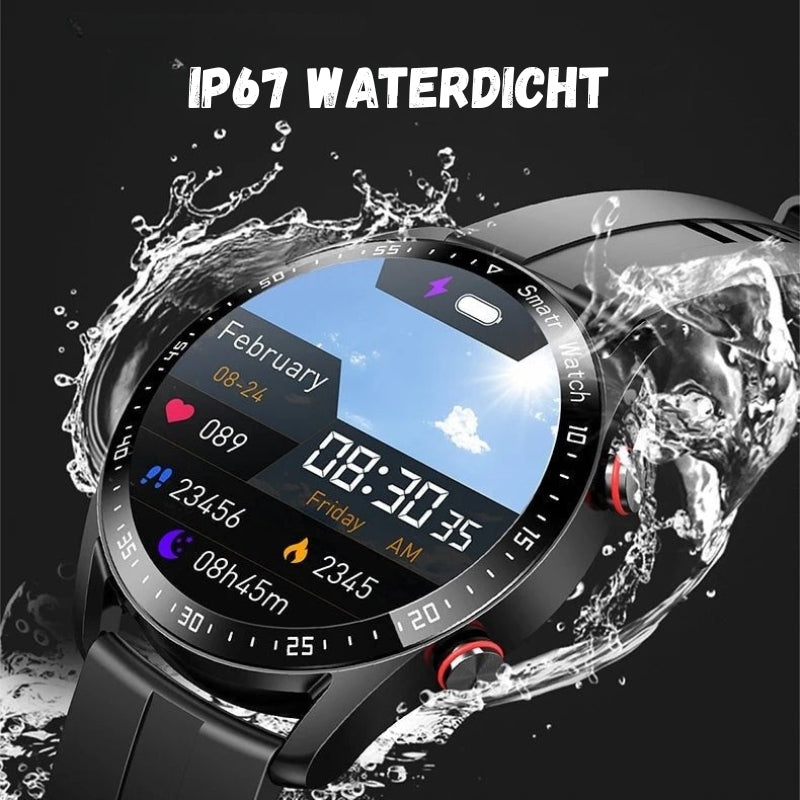 Montre Connectée Moniteur de Fréquence Cardiaque - Montre de Santé Slim - VitaPols