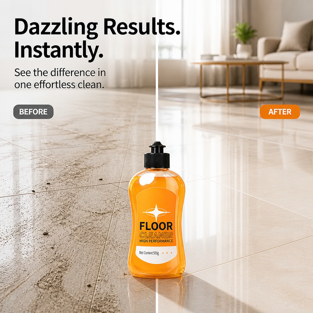 CleanFlo™ — Marchez en toute confiance sur des sols qui brillent avec une propreté pure et sûre