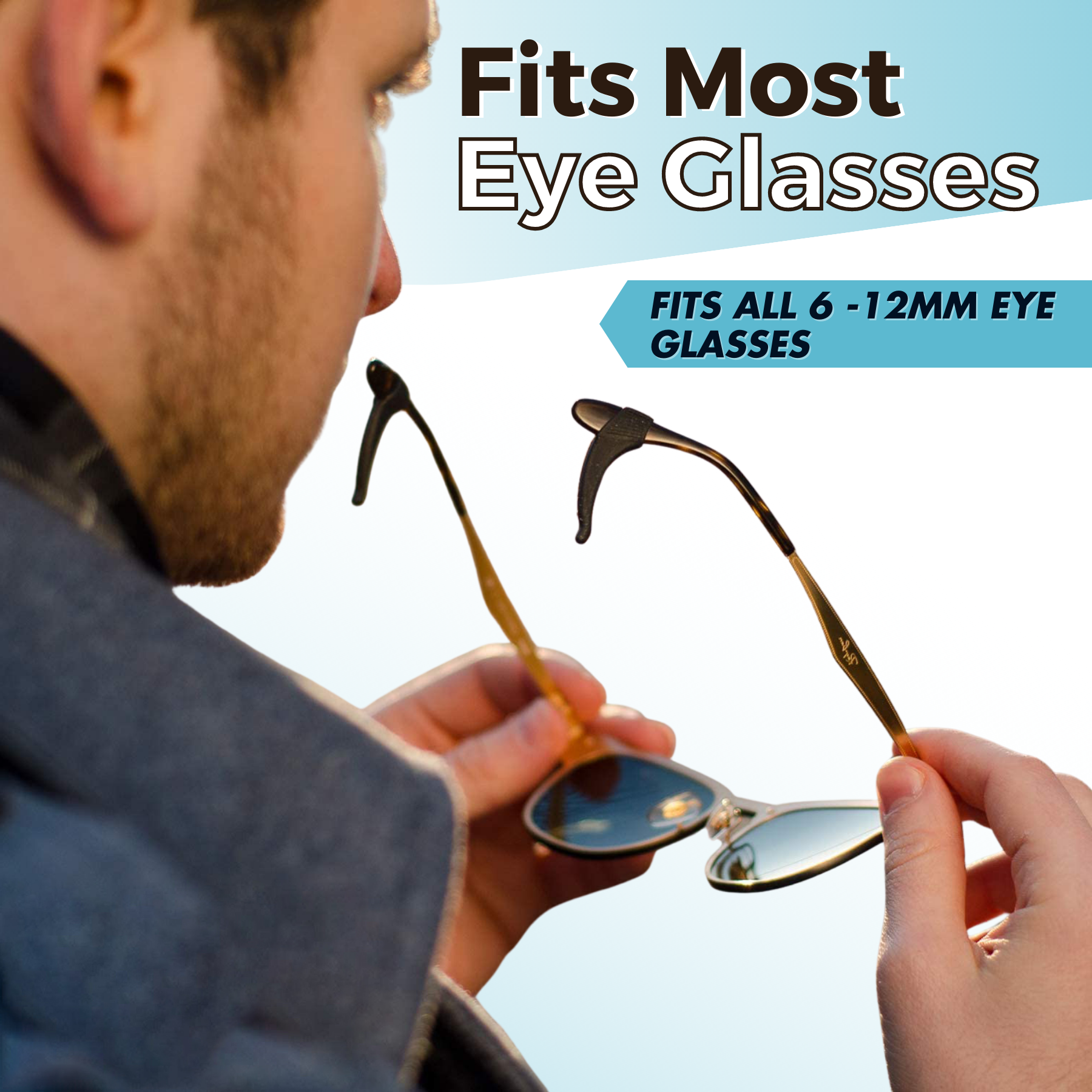 Poignées de lunettes antidérapantes (3 paires) - Profitez de vos réductions aujourd'hui !