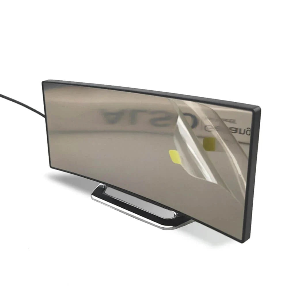 Réveil numérique LED incurvé au style moderne