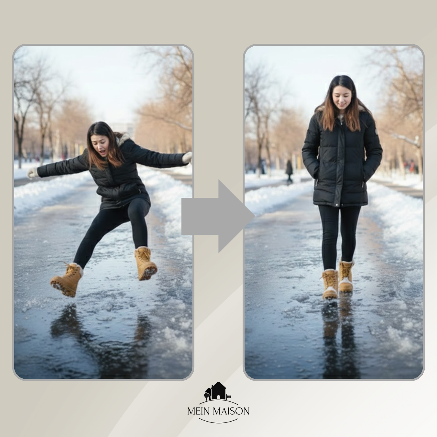 AntiSlide – Marcher en toute sécurité sur la glace avec une traction hivernale supérieure
