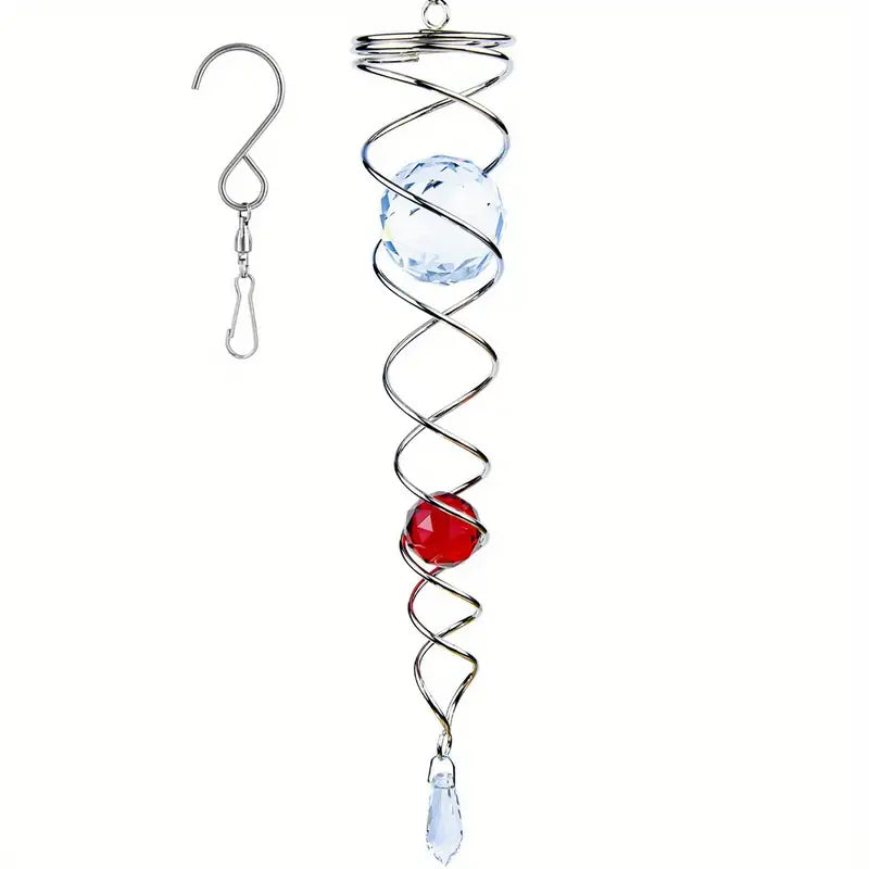 1+1 GRATUIT | CrystalTwister - Spirale Métallique en Cristal Mobile