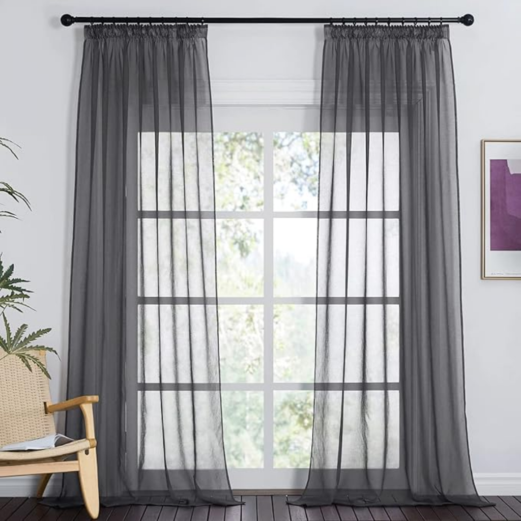 Rideaux - Aspect Lin Transparent