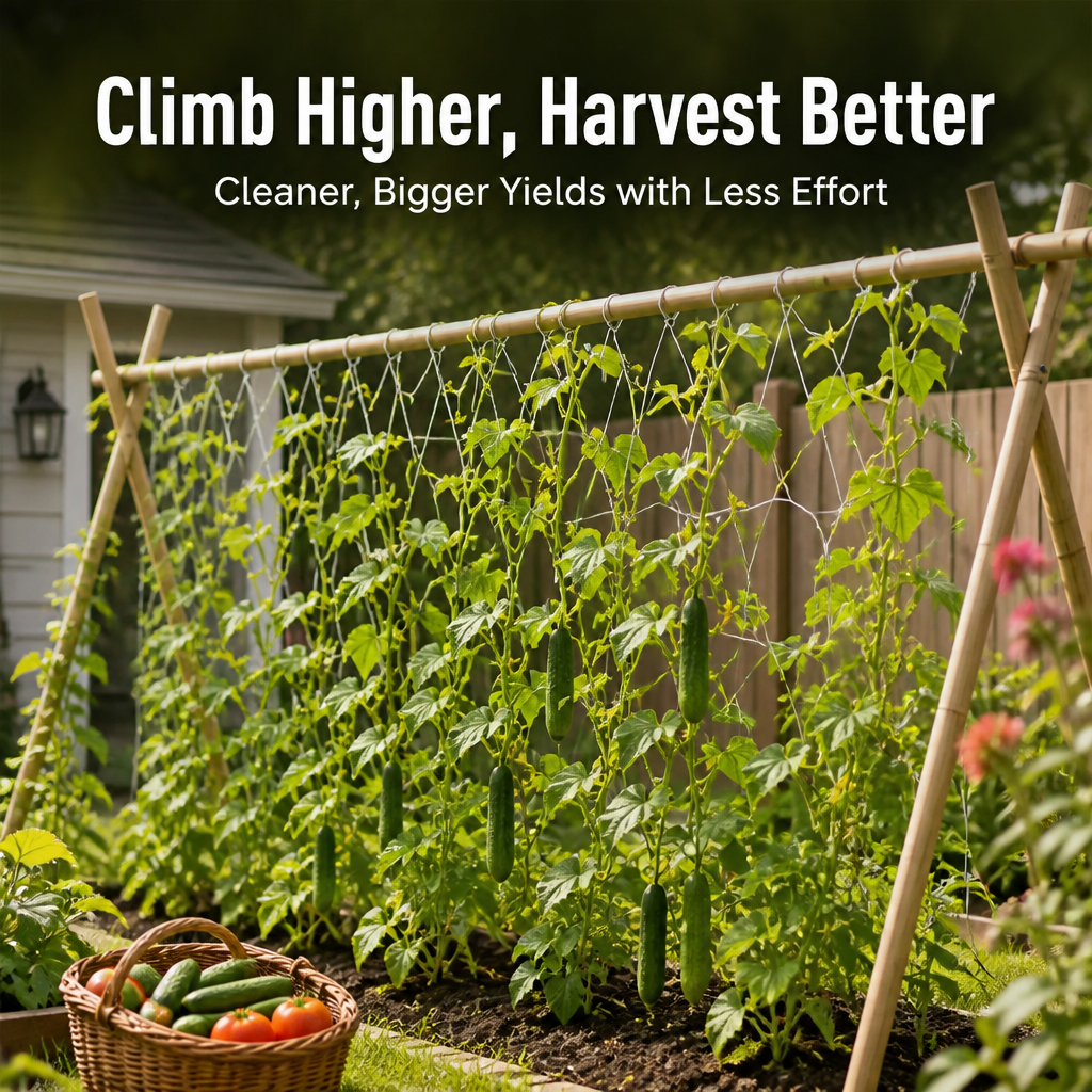 SkyClimb™ — Élevez Votre Jardin pour des Récoltes Plus Grandes et Plus Propres Sans Mal de Dos