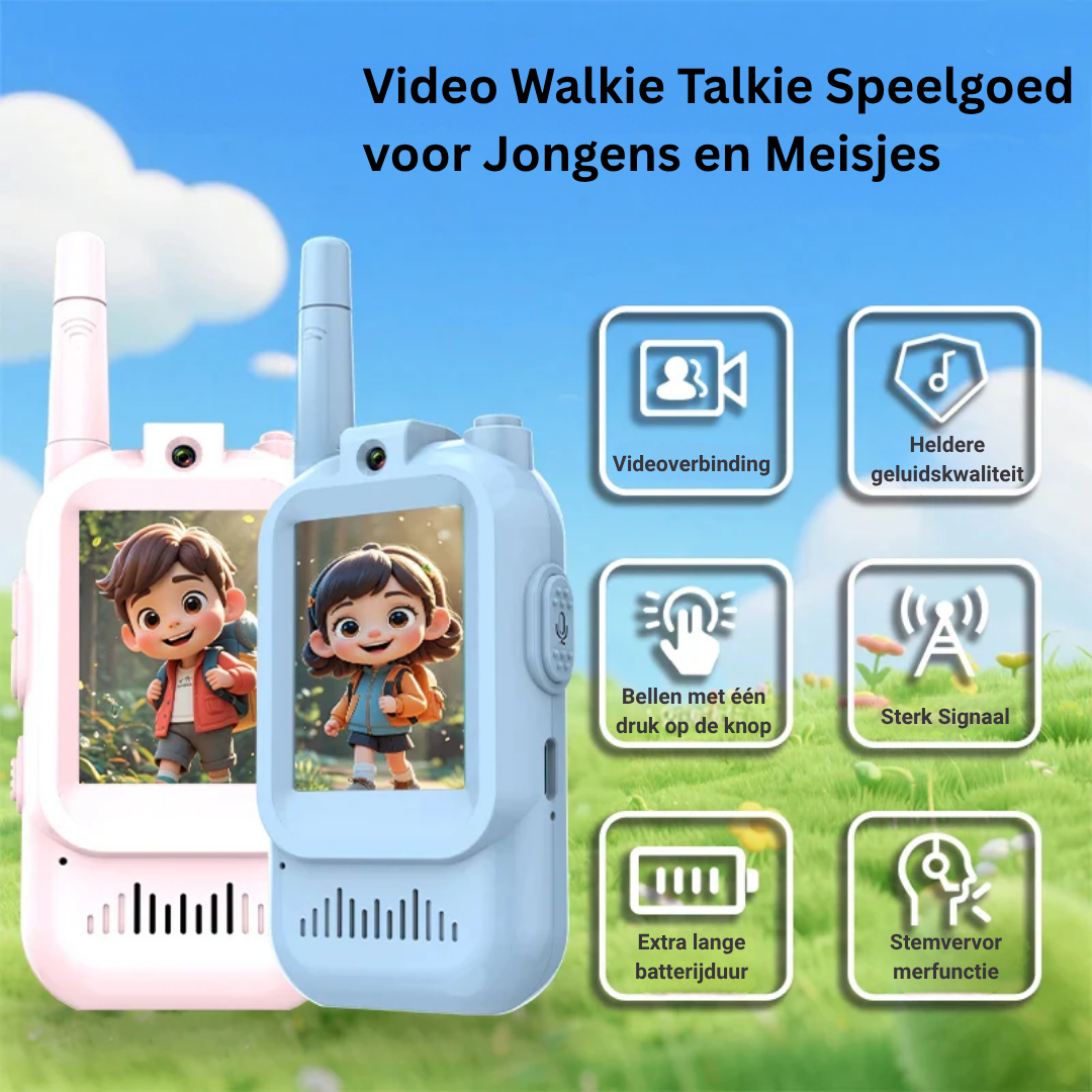 Talkie-Walkie - Ensemble de Communication Vidéo pour Enfants