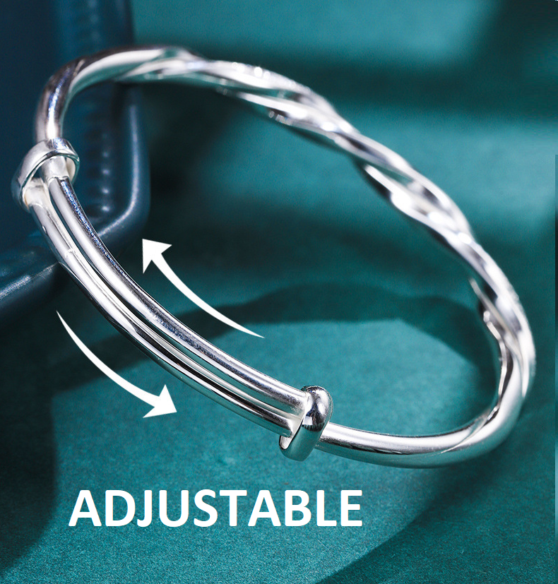 Joli bracelet en argent déroutant