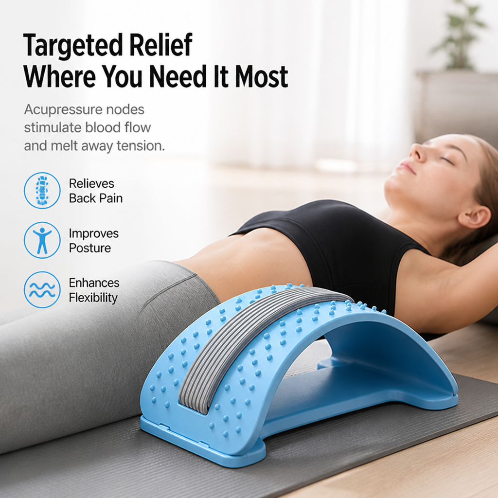 SpineSoothe™ — Déverrouillez une Liberté Durable contre la Douleur et la Raideur du Dos