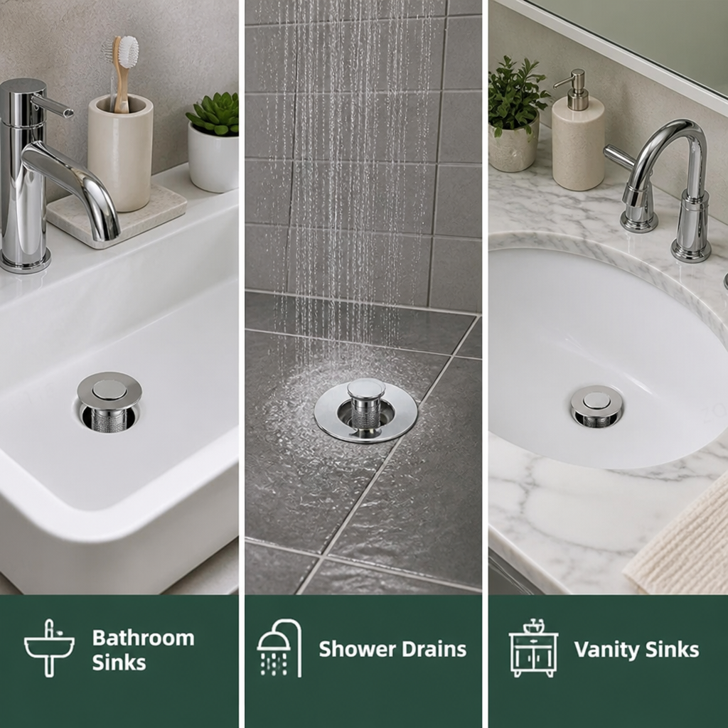 ClearFlowGuard™ — Dites adieu aux drames de drainage et profitez d'une salle de bain fluide et sans stress chaque jour