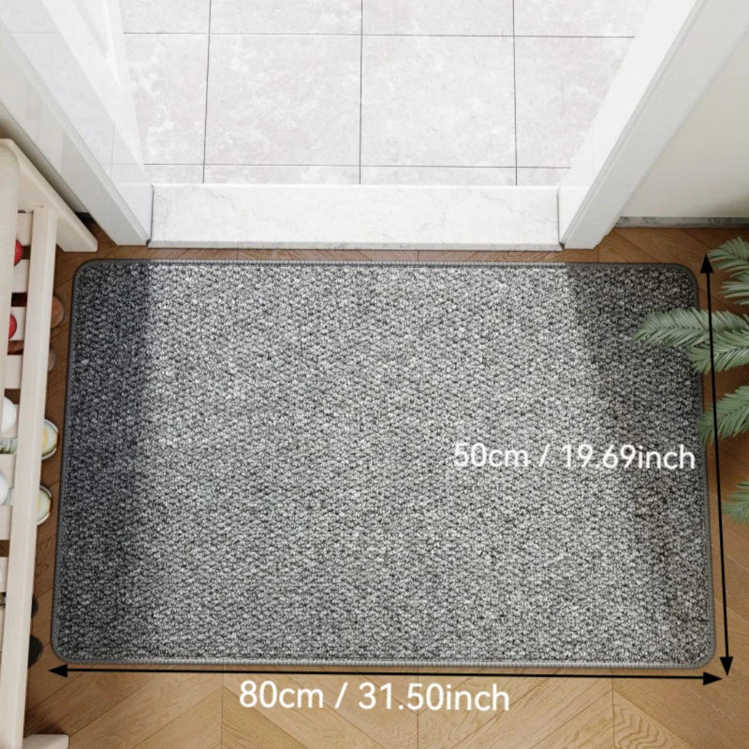 Tapis de porte - Aspect jute naturel pour l'intérieur et l'extérieur