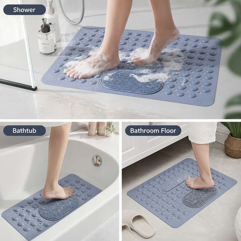 Bathivara™ — Entrez en toute confiance et savourez chaque moment de douche sûr et apaisant