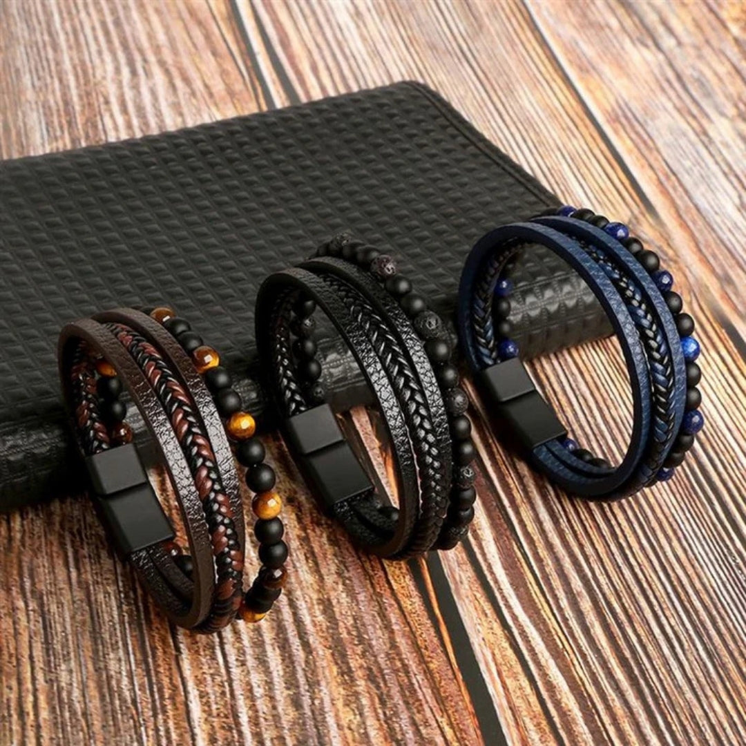Vardeno - Bracelet pour Homme avec Fermeture Magnétique (1+1 GRATUIT)