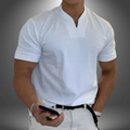 T-shirt Slim Fit pour Hommes avec Col en V