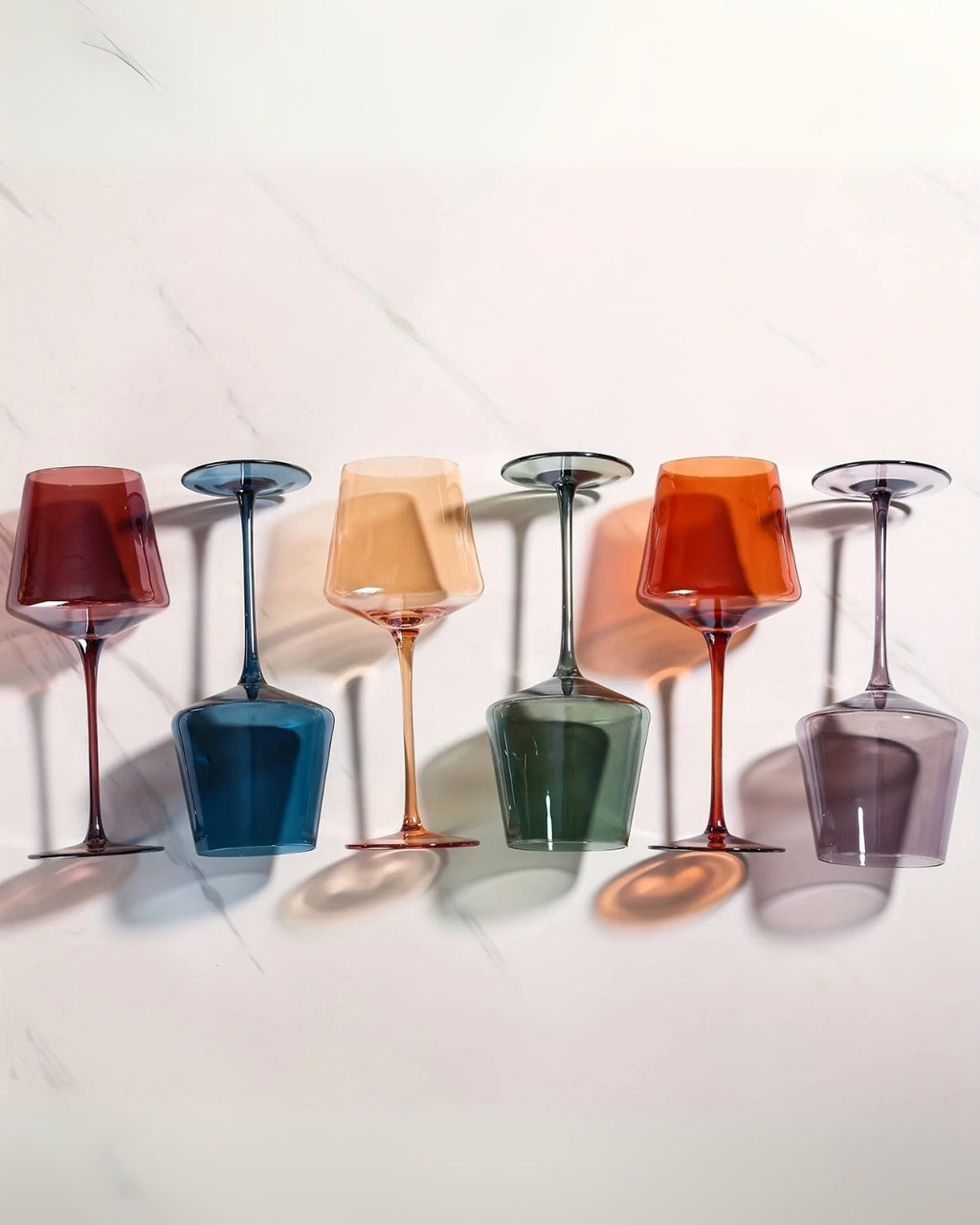 L'Art du Verre | Ensemble de Verres en Verre de 6