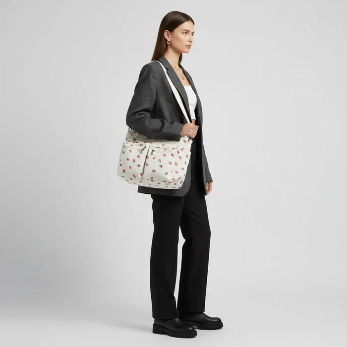 Sac à bandoulière Norélia - Sac en velours côtelé vintage