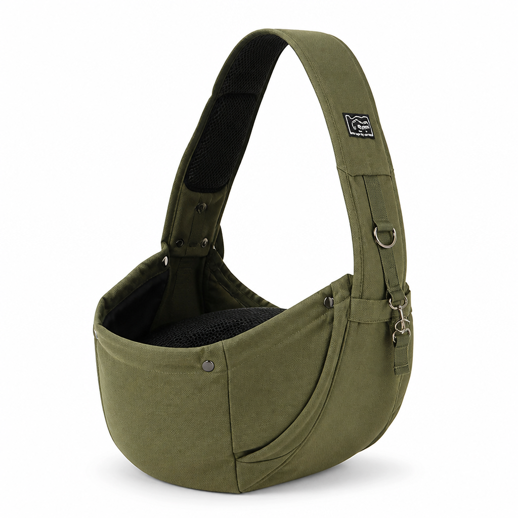 Porte-Chien Sling en Maille Ventilée et Rembourrée