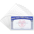 Housses de carte en PVC transparent