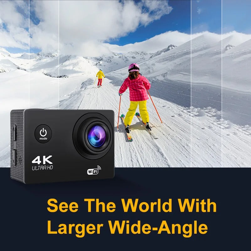 Caméra Sport Pro 4K Ultra HD - Étanche et Wi-Fi
