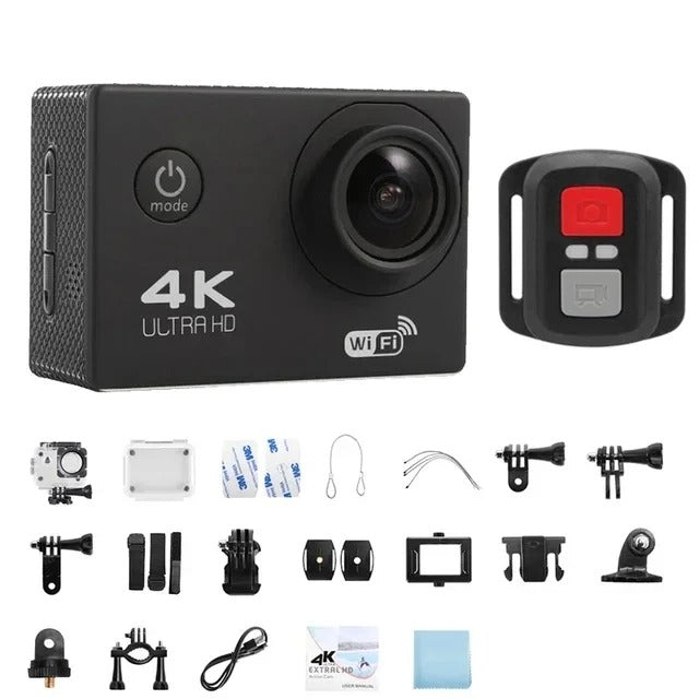 Caméra Sport Pro 4K Ultra HD - Étanche et Wi-Fi