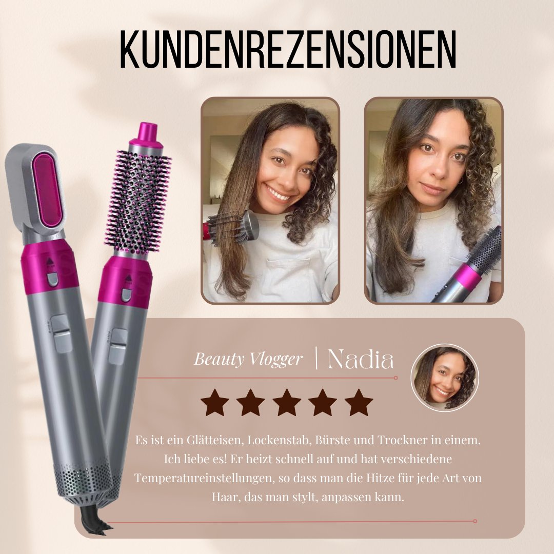 GlamWave™ Styler 5-en-1