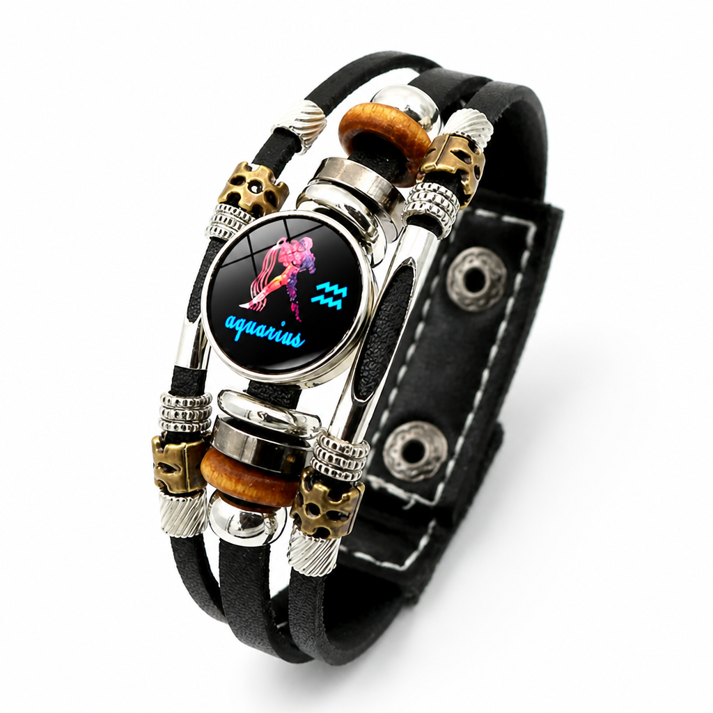 Bracelet Zodiacal Astrevia™ — Éveillez Votre Éclat Intérieur et Possédez Chaque Salle