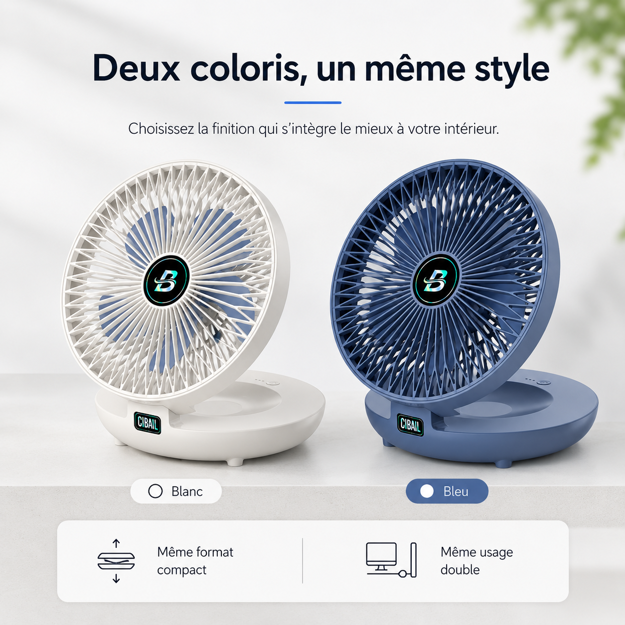 Ventilateur de Cuisine Domestique à Double Usage