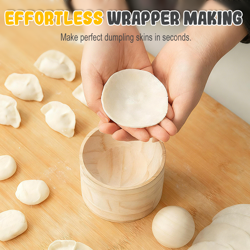 Fabricant de Raviolis | Presse à Pâte en Bois | Surface Antiadhésive | DumpliForm