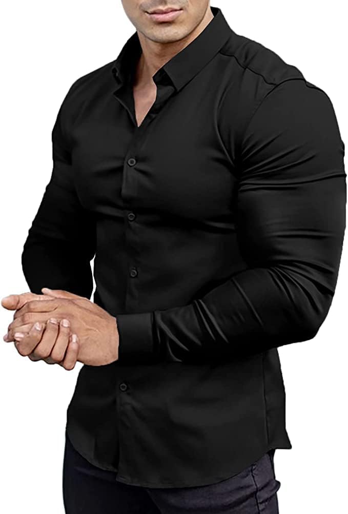Chemise Slim-Fit pour Hommes pour le Printemps 2026 – Anti-Froissement – David