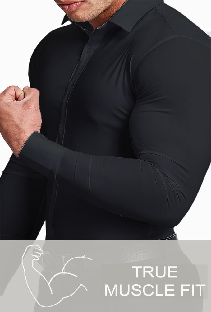 Chemise Slim-Fit pour Hommes pour le Printemps 2026 – Anti-Froissement – David