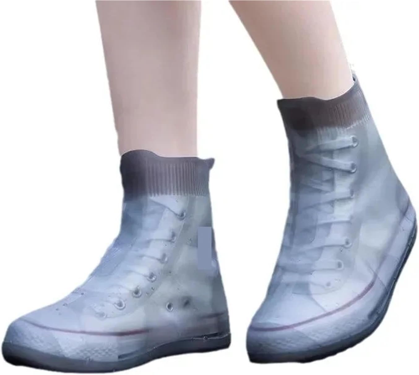 Couvre-chaussures en silicone réutilisables et imperméables