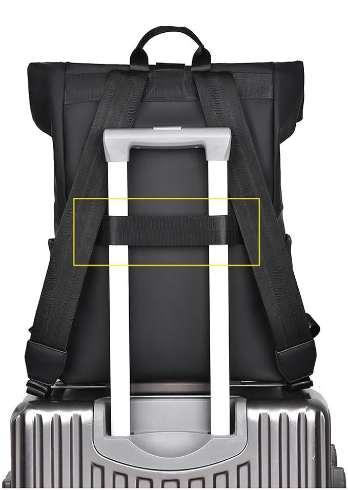 Skanto | Sac à dos de voyage et de navette étanche – USB, léger et spacieux