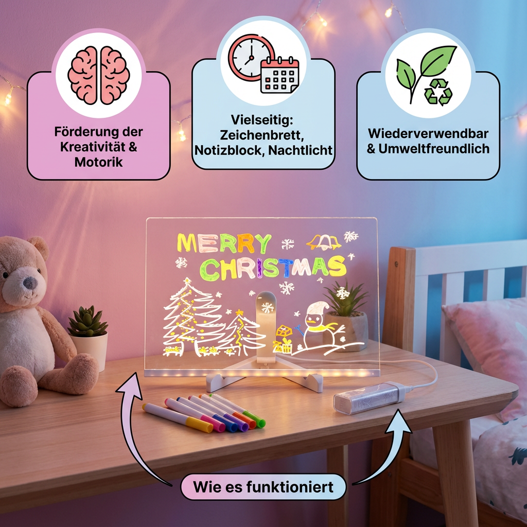 Tableau lumineux LED pour enfants