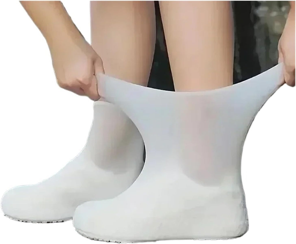 Couvre-chaussures en silicone réutilisables et imperméables
