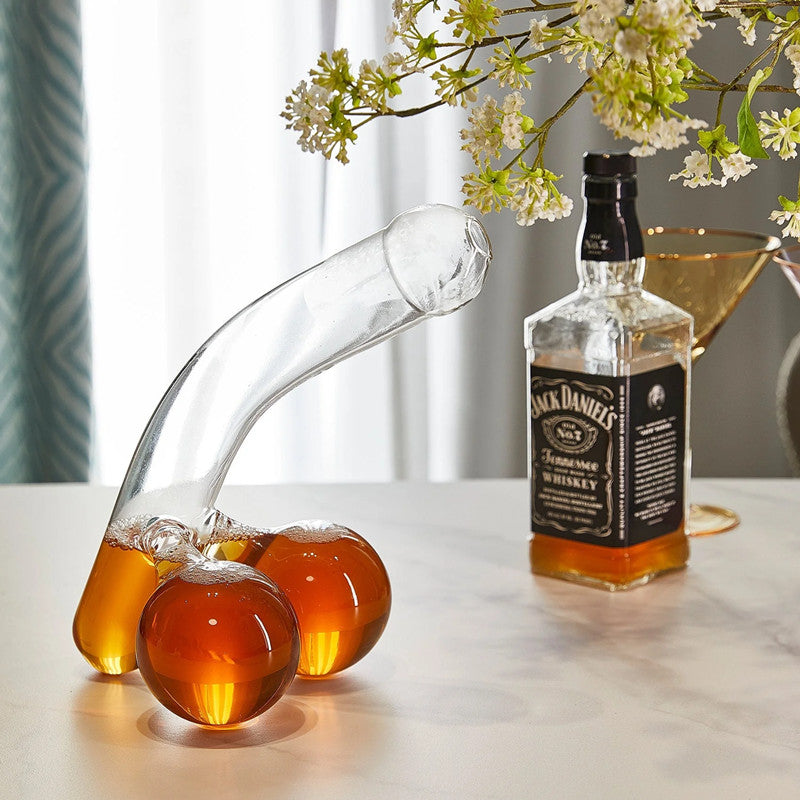 Carafe à Whiskey/Vin – Pour ceux pour qui rire est aussi important que trinquer