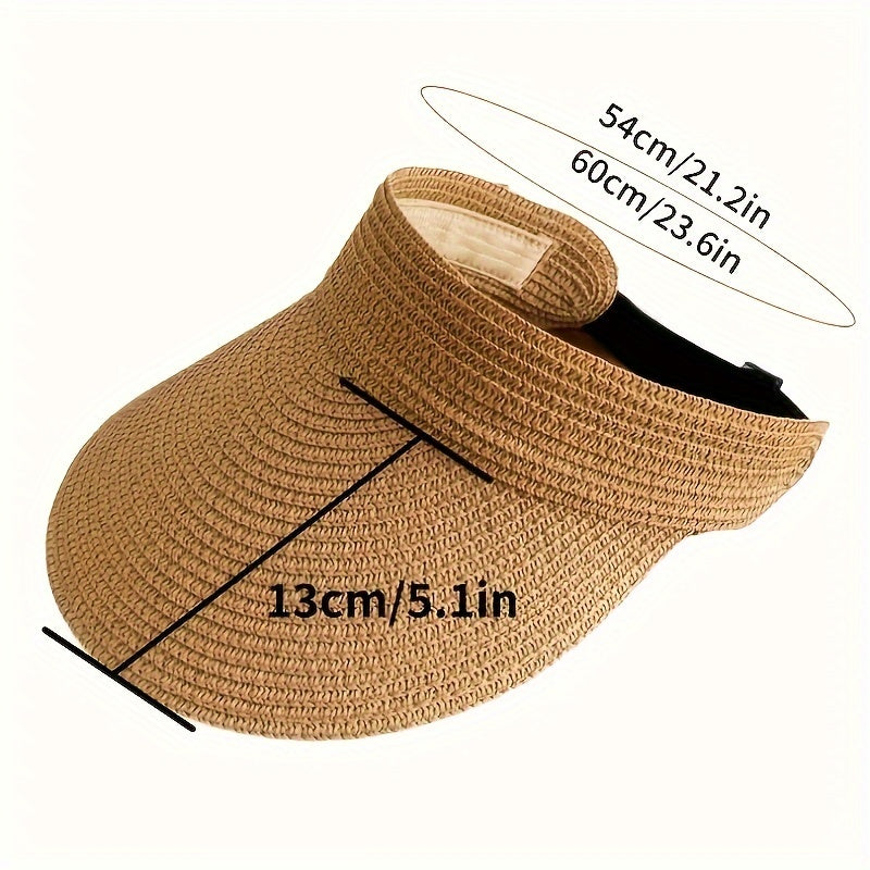 Casquette de Soleil Pliable pour Femmes avec Large Bord – Légère & Protection UV