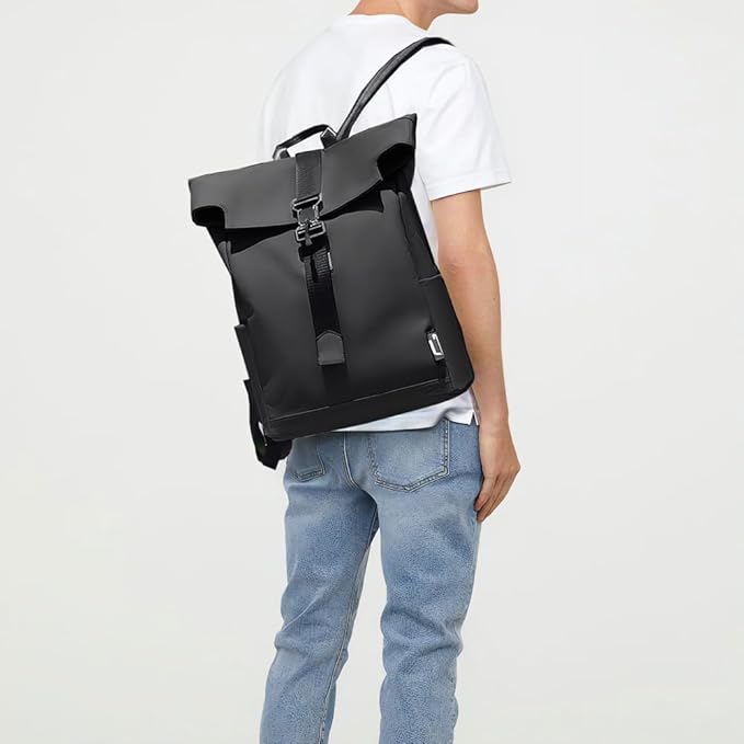 Skanto | Sac à dos de voyage et de navette étanche – USB, léger et spacieux