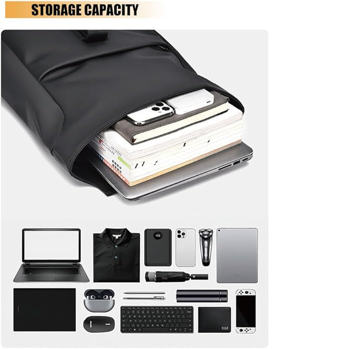 Skanto | Sac à dos de voyage et de navette étanche – USB, léger et spacieux