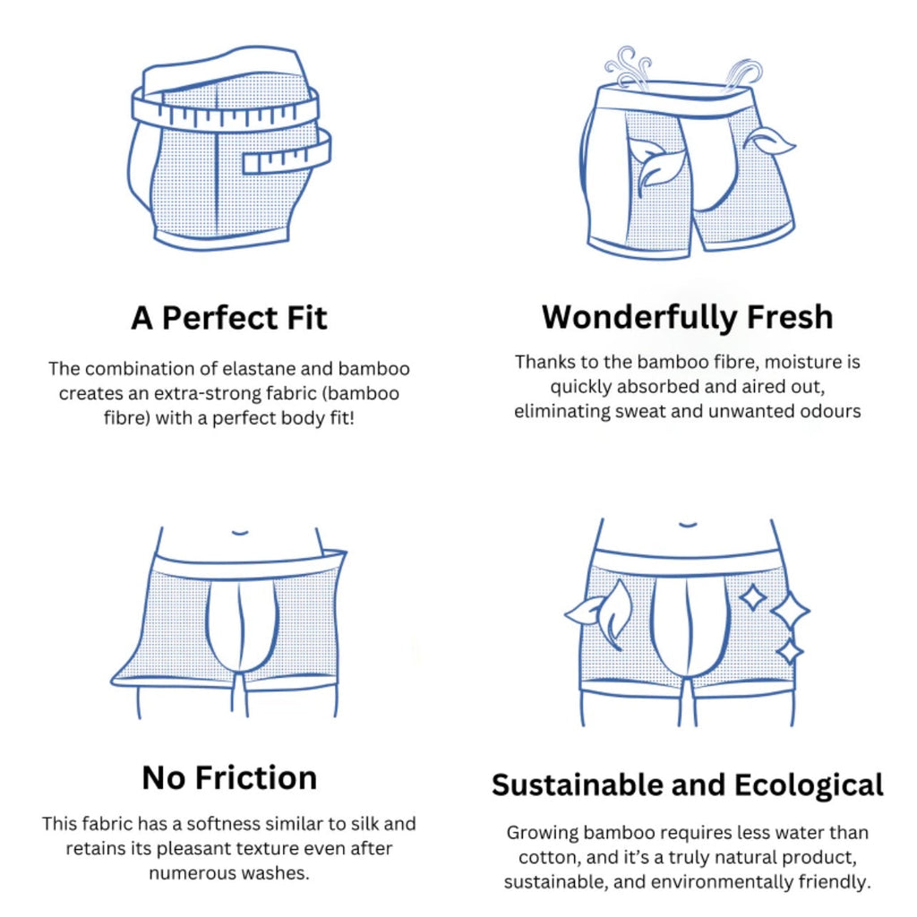 AeroWeave™ Boxers en Bambou — Découvrez un Confort Frais et Inégalé Toute la Journée