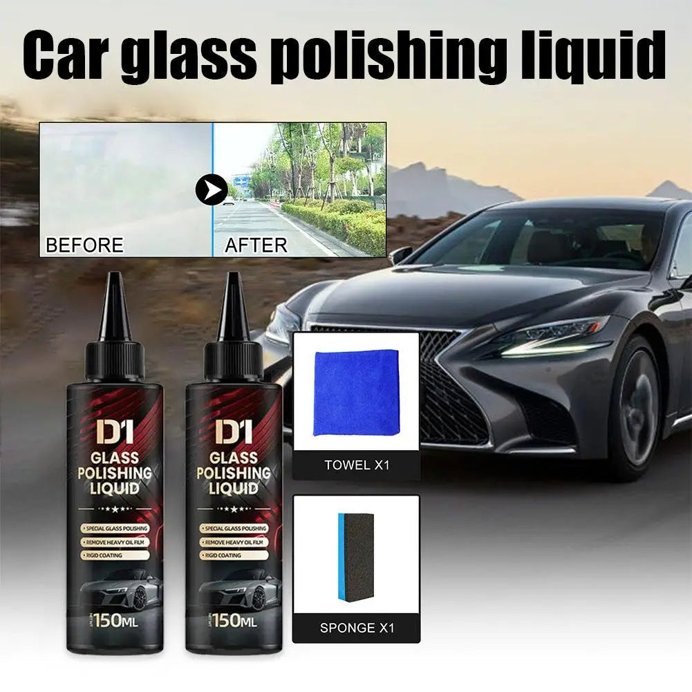 ClariShine™ Liquide de Polissage — Révélez un Verre Impeccable et Cristallin qui Rend Chaque Conduite Plus Sûre