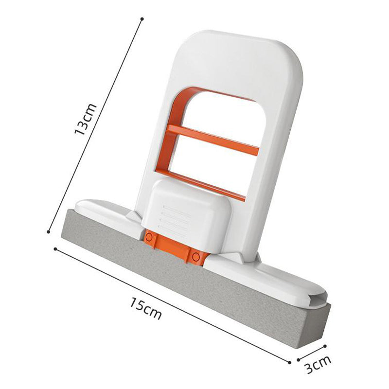 Mop Mini Pliant Sans Mains – Mop Compact à Presser pour Cuisine et Salle de Bain
