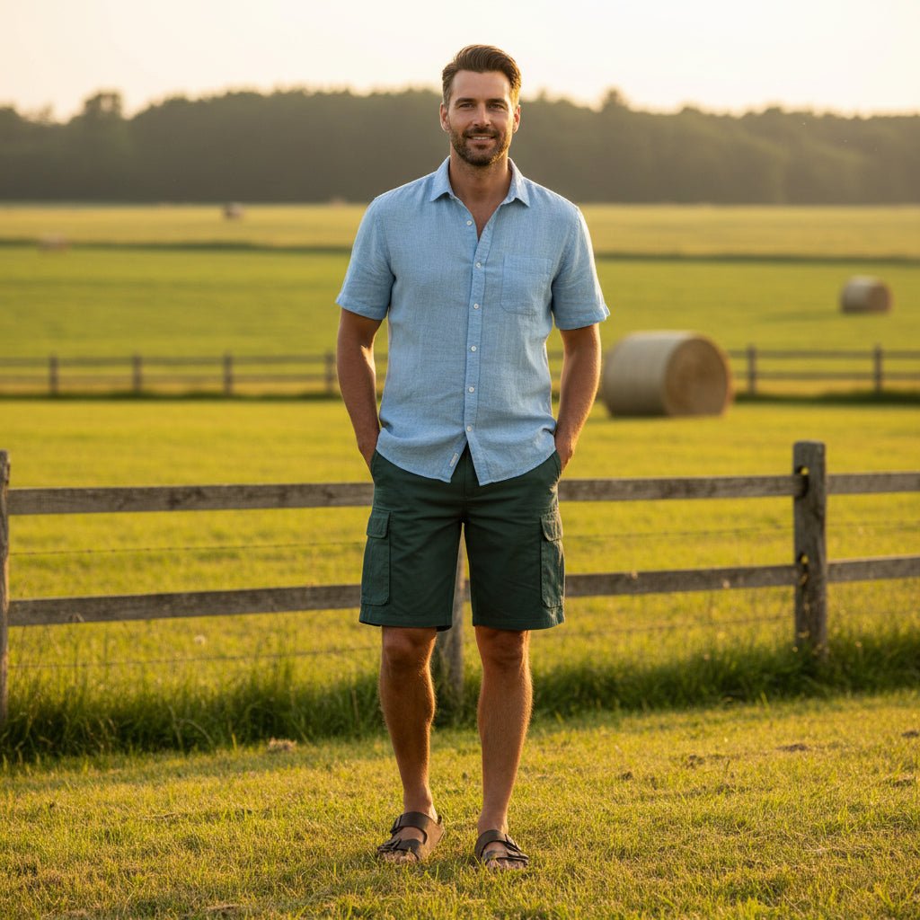 MAVERICK Shorts – Shorts cargo confortables avec de nombreuses poches pour hommes