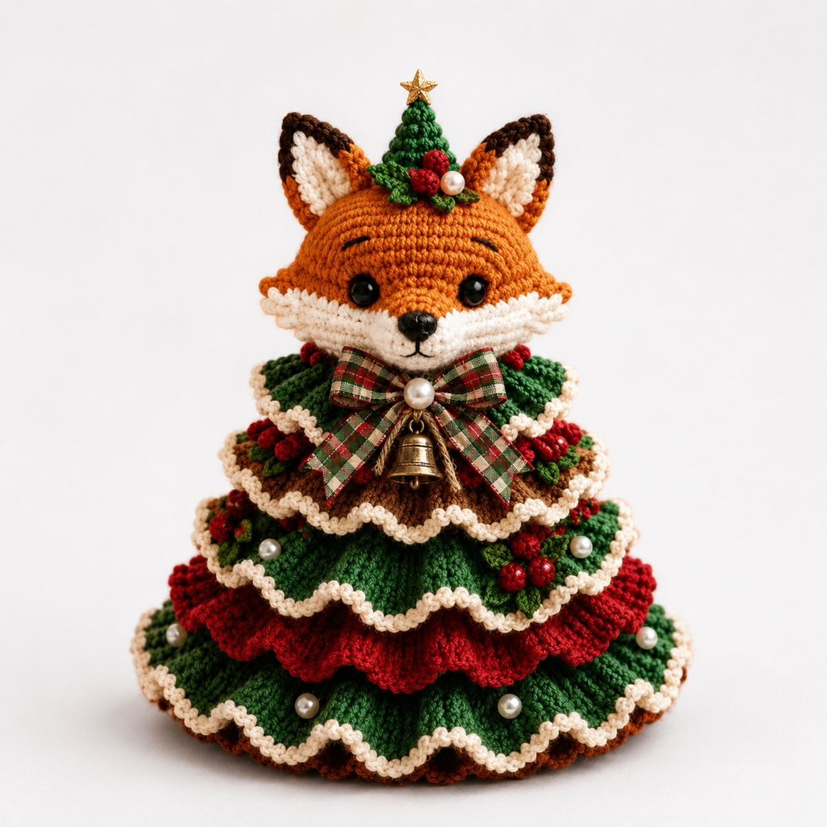 Cottagerow – Kit de décoration de Noël en crochet de vache des Highlands