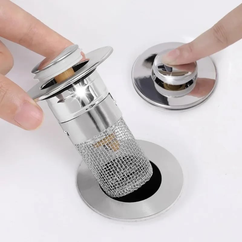 FlowBlocker – Filtre de Drain en Acier Robuste