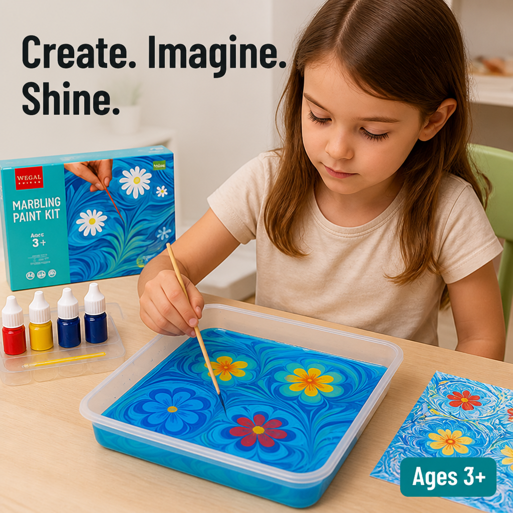 ColorWave™ — Éveillez l'imagination de votre enfant avec des chefs-d'œuvre envoûtants et sans désordre