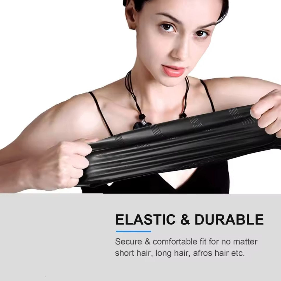 Bonnet de bain en silicone pour cheveux longs, bonnet de bain avec protection pour les oreilles, bonnet de bain imperméable pour femmes et hommes