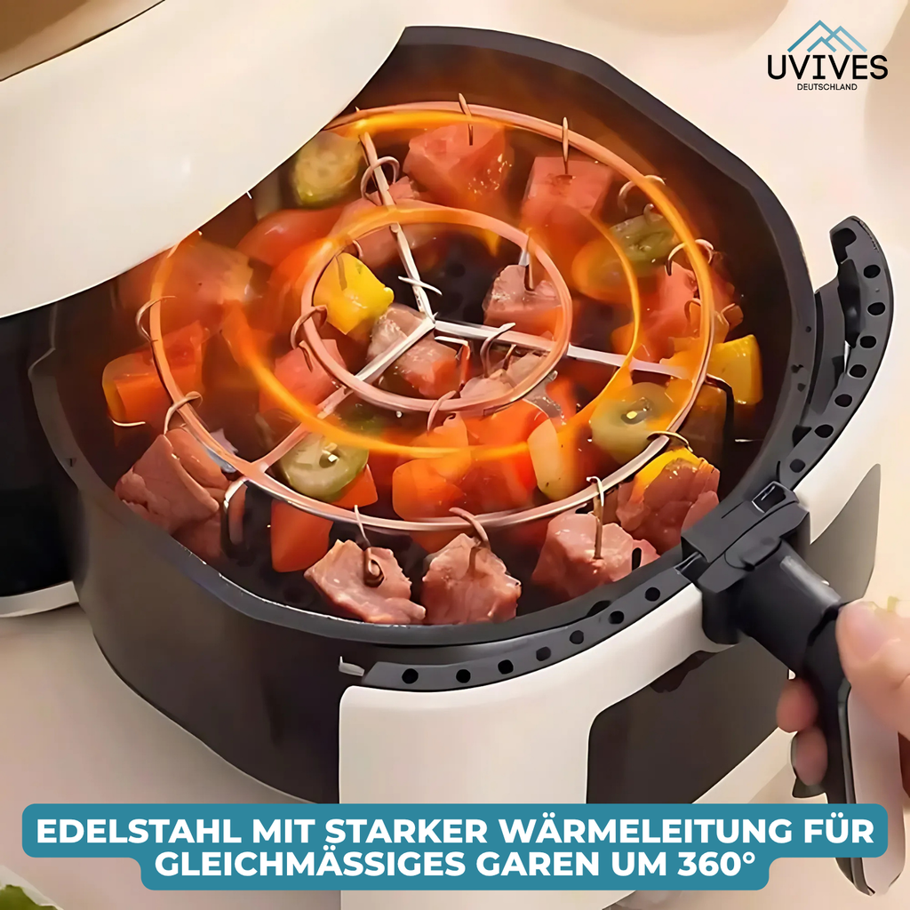 CrispGrill Set – Plaisir croustillant sans fumée ni graisse !