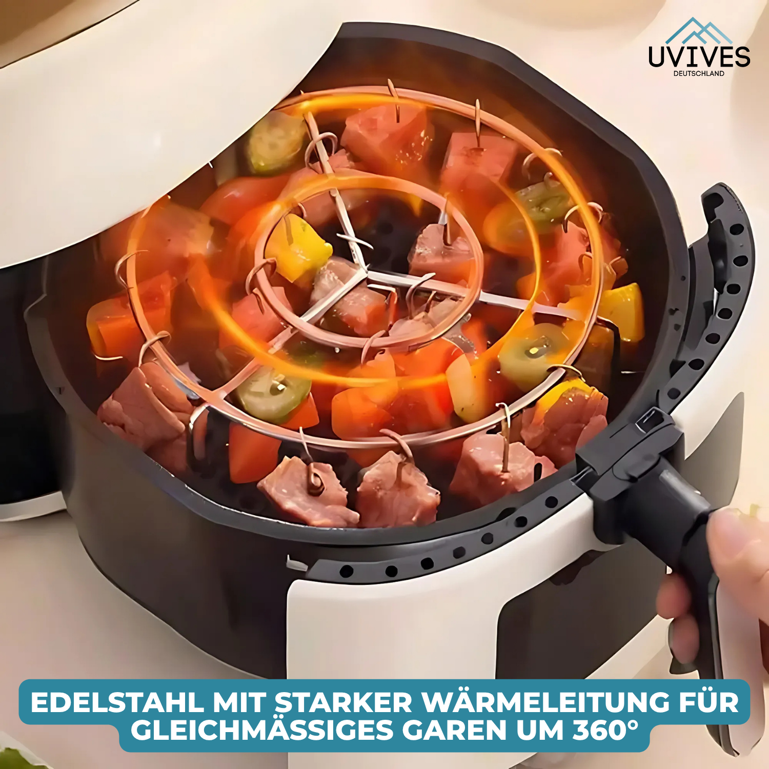 CrispGrill Set – Plaisir croustillant sans fumée ni graisse !