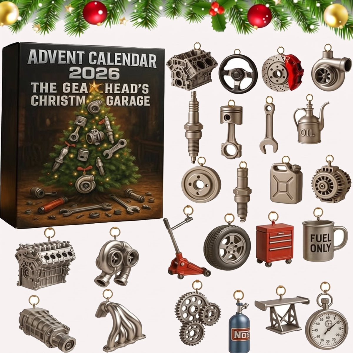 Calendrier de l'Avent Gearhead Garage 2026