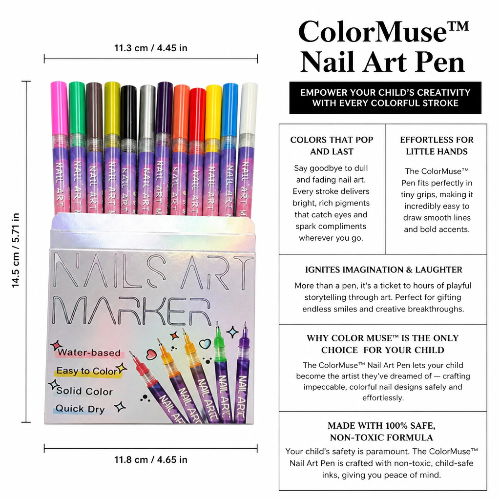 ColorMuse™ — Donnez à votre enfant le pouvoir de créer avec chaque coup de pinceau coloré