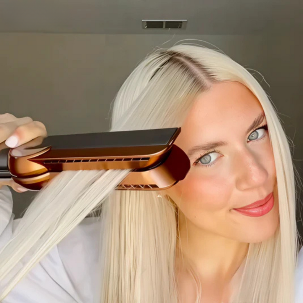 Brosse à cheveux - Brosse de séchage et de coiffage ionique 2-en-1