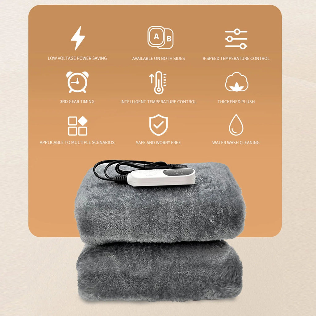Couvertures Électriques pour Voiture – Couverture Chauffante Portable pour Voiture et Voyages